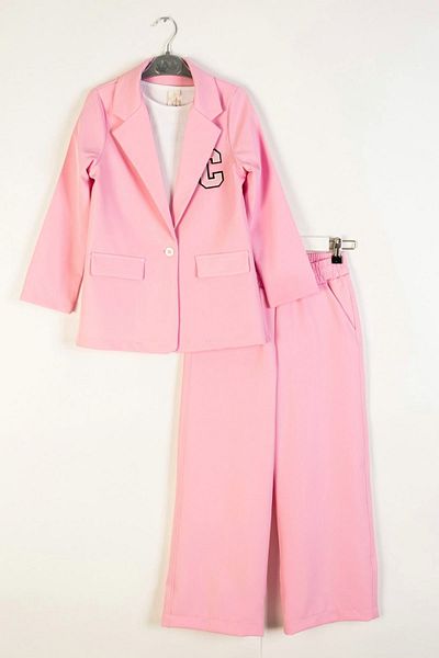 HAUSEkids 4-9 Years Premium Cormany Classic Girl's Suit-Pink