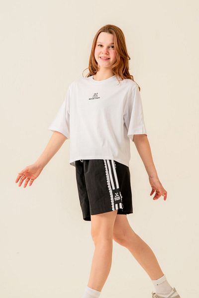 HAUSEkids 9-15 Years Design Berceste Girl's Shorts Suit-Black