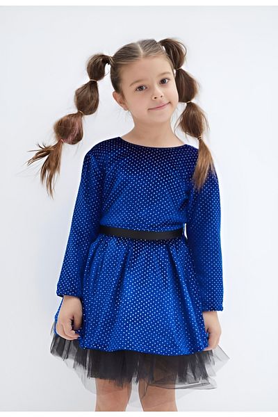 Hilal Akıncı Kids Girl's Tulle Detailed Glitter New Year's Eve Dress