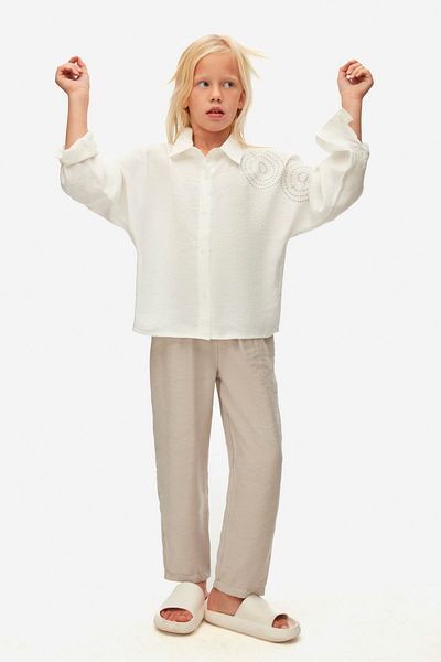 HAUSEkids 8-14 Years Old Bırgınıa Magic Girl's Suit-Ecru