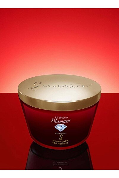 bath body Scent شمعة معطرة LE Brillant Diamond 320 جرام