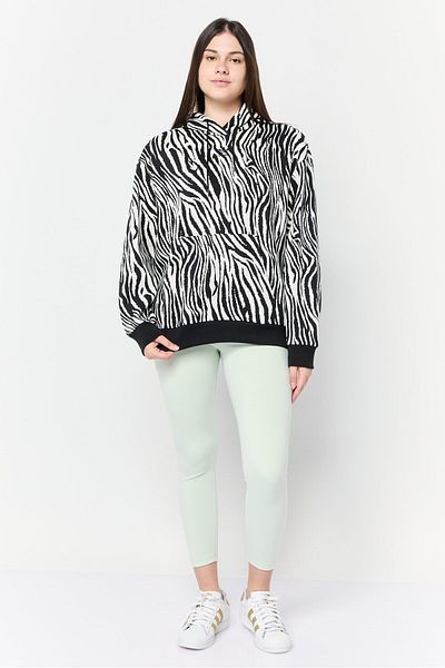 adidas Women Sportswear Fit Long Sleeves Outdoor Sweatshirt, Multicolour