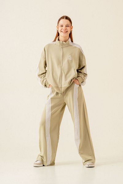 HAUSEkids 9-15 Years Moderno Design Line Girl's Suit-Khaki