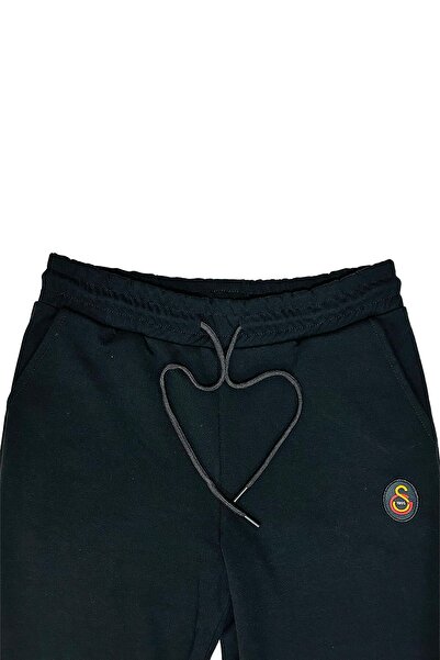 Galatasaray Original Licensed Black Skinny Sweatpants