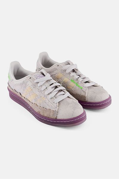 adidas Kids Boy Campus Youth Of Paris Lace Up Outdoor Shoes, Light Grey