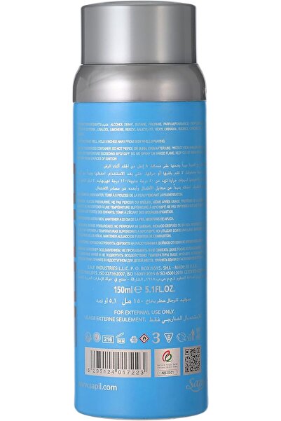 sapil Solid 3x150ml Deo Giftpack