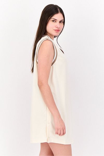 adidas Women Sportswear Fit Sleeveless Outdoor Dress, Beige
