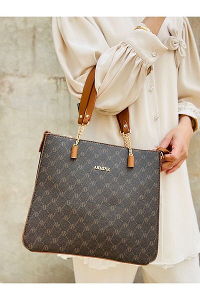 Armine Bag Leather Handle Bag