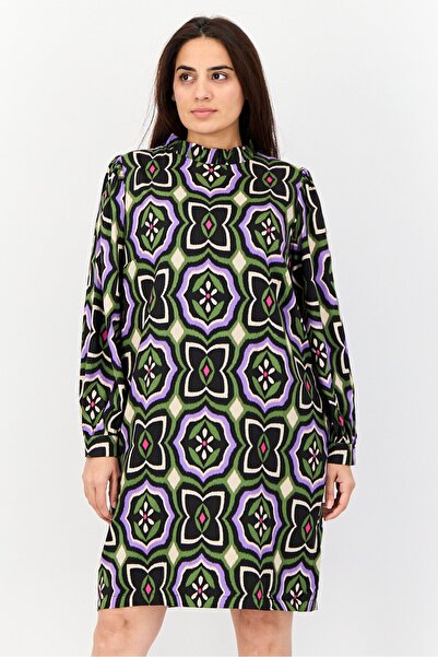 Donna Morgan Women Allover Print Mini Dress, Multicolor