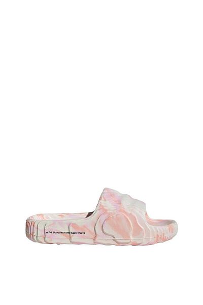 adidas Γυναικείες λευκές παντόφλες Adılette 22 W Jh9698