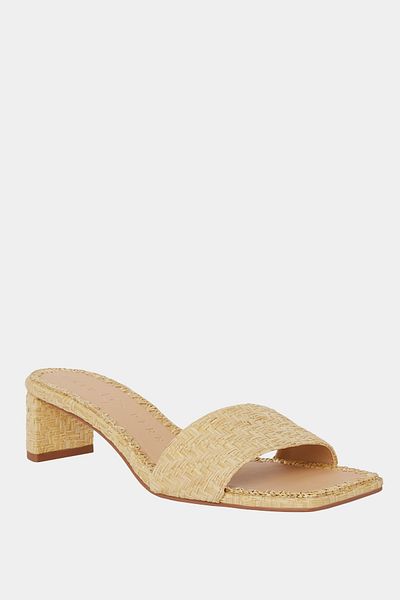 Katy Perry The Wandedering Slide Women's Natural Heeled Slippers
