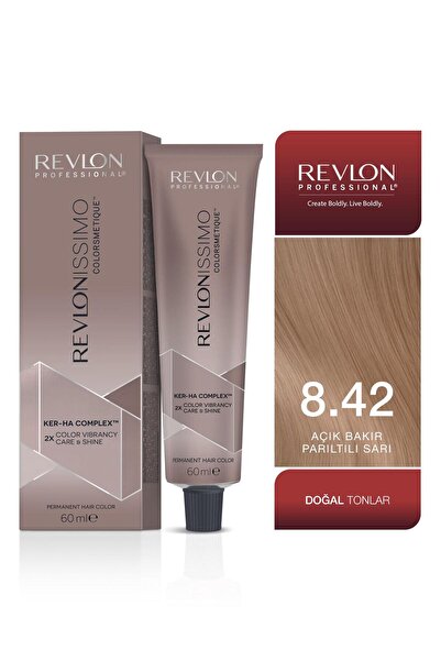 Revlon Professional Revlonissimo CC HC 8.42 Bakır İrize Açık Sarı Kalıcı Saç ...