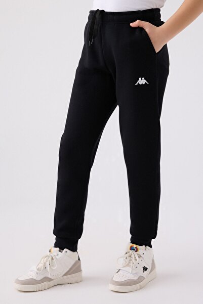 Kappa Παιδικό παντελόνι KAPPA Unisex 5-16 ετών -Μαύρο