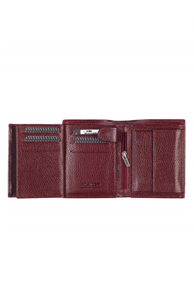 Aka Deri Leather Claret Red Men's Wallet 628 -70