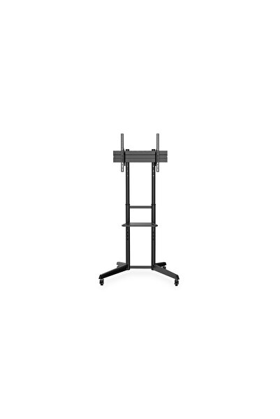 Digitus Çelikten yapılmış ekonomik kompakt TV arabası raflı, 37-70", siyah