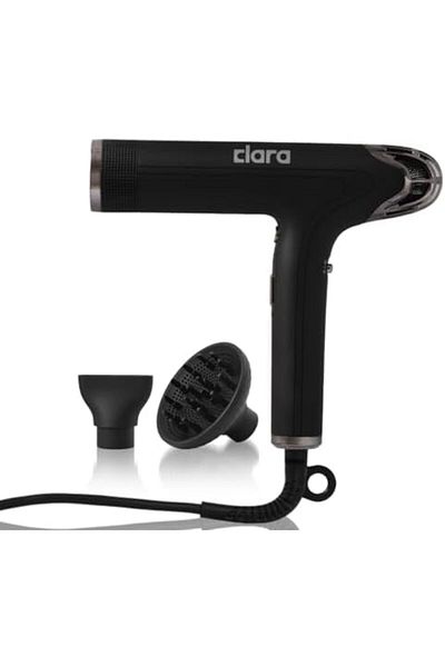 Clara Ionic Shine-Boost Power Blow Dryer – 2000W Fast-Drying Hair Dryer with Ionic Engine, Anti-Fl