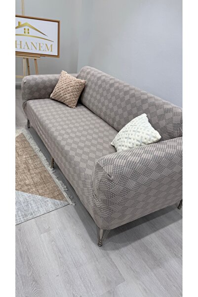 uzhanem Seat Cover Seat Cover 1 Piece for 3Seater Sofa Lycra High Quality