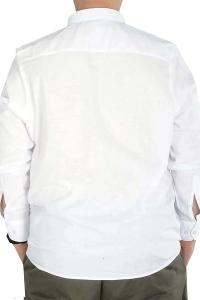 TANİŞ GİYİM Men's Plus Size Comfortable Fit Pocket Oversized Shirt