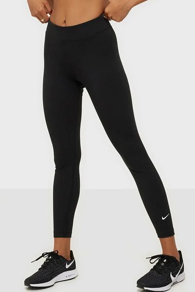 Nike Dri-Fit Nsw Essential 7/8 Leggins Regular Waisted Black Women's Sports Leggings