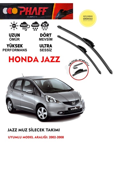 DuoLight Honda Jazz Ön Silgeç Takımı 2006 Model ARACA ÖZEL APARAT