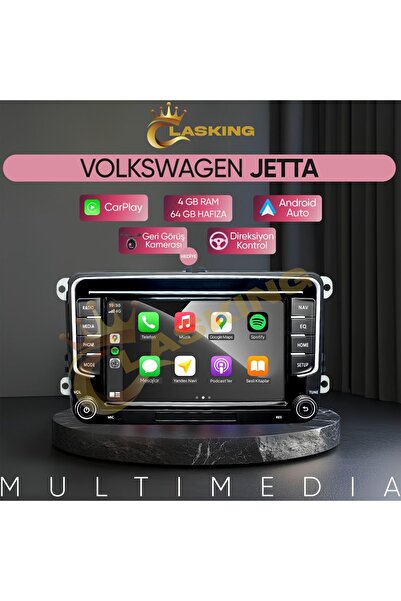 woodhub VOLKSWAGEN JETTA 7 INCH 4GB RAM 64GB HAFIZA MULTIMEDIA CARPLAY TEYP K...