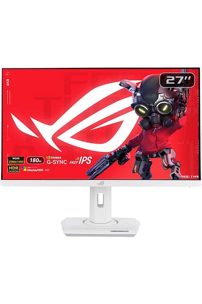 ASUS ASUS ROG Strix Gaming Monitor XG27ACS W 27-inch QHD - White, LCD