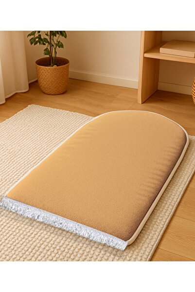 Carpetella 3 CM Süngerli Ortopedik Lüks Kadife Seccade Diz Ağrıtmaz Namazlık ...