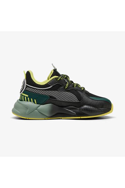 Puma Rs-X Hot Wheels Ps Kids Black Sports Shoes