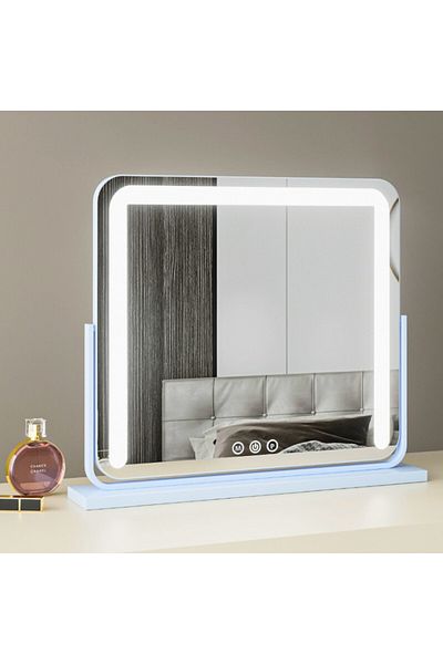 OEM Glamour Make-up Mirror with adjustable LED, cool, warm and neutral light