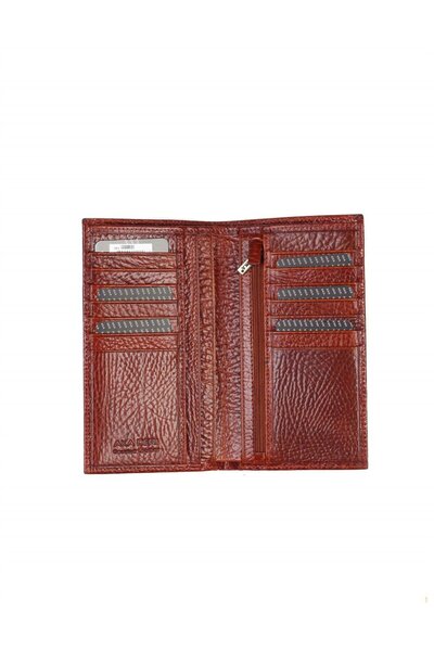 Aka Tan Leather Hand Wallet - 801 63