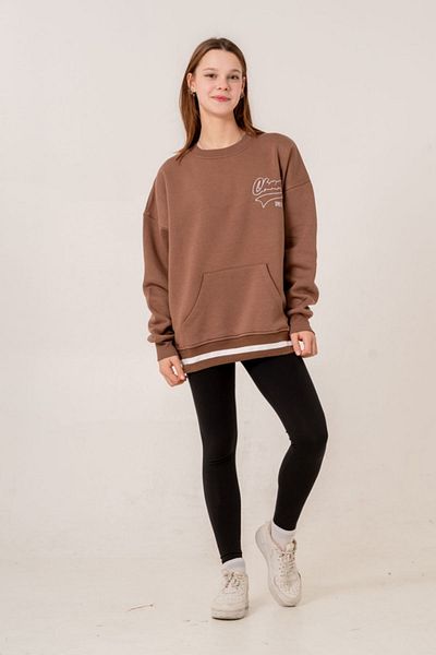 HAUSEkids 9-15 години Champ Unique Girl Sweat - Modern Latte-