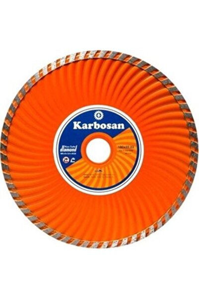 KARBOSAN 115x2.2x22 Turbo kanallı elmas kesici mermer fayans granit kuru ve sulu kesim disk