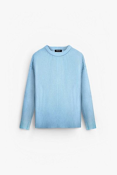ablukaonline Modrý oversize chlapčenský sveter