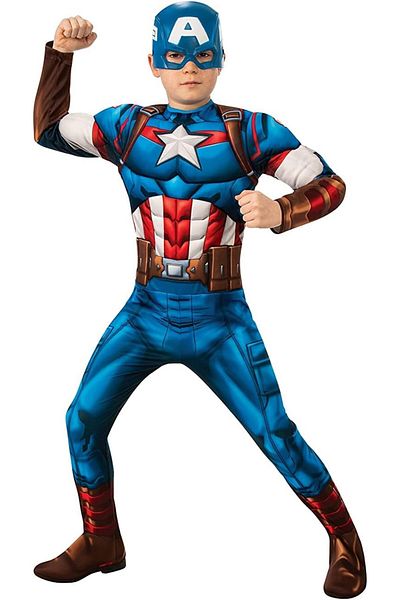 Rubies Captain America Classic Core Costume Small 3-4 Years