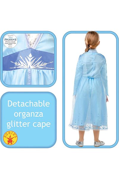Rubies Disney Frozen 2 Elsa Travel Classic Costume Small 3-4 Years