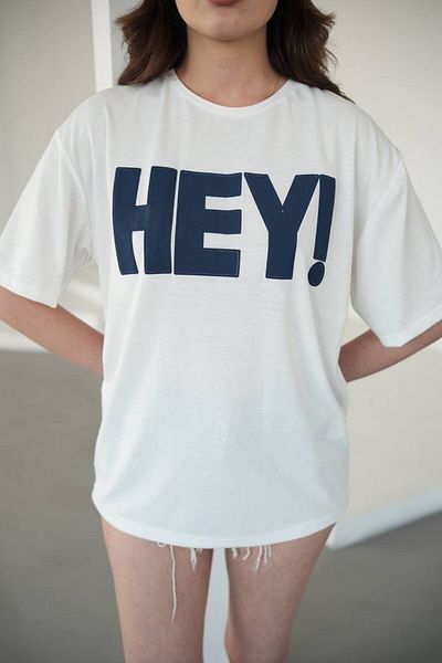 Fiori Text Printed T-shirt