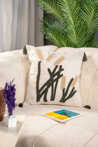 Bade Design Punch Embroidered Throw Pillow Cover Pillow Case Very Preferred