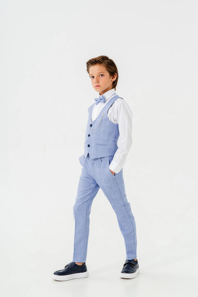 My Hanne Bow Tie Vest Suit 3062