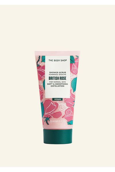 THE BODY SHOP Gel exfoliant pentru corp British Rose 50 ml