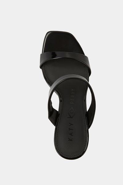 Katy Perry The Analia Double Banded Women's Black Thin Heeled Slippers