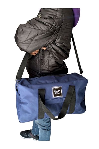 BALP Αδιάβροχη βαλίτσα αθλητικής τσάντας Navy Blue Color Fit με κρυφό φερμουάρ
