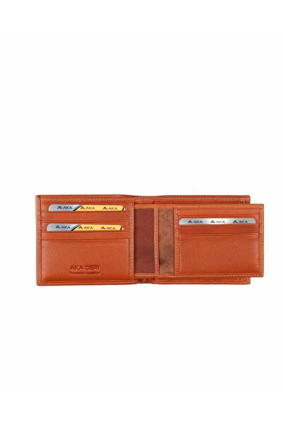 Aka Leather Tan Men's Wallet 620 -5