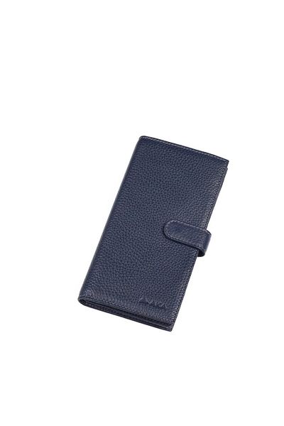 Aka Leather Navy Blue Phone Holder Hand Wallet 805 17
