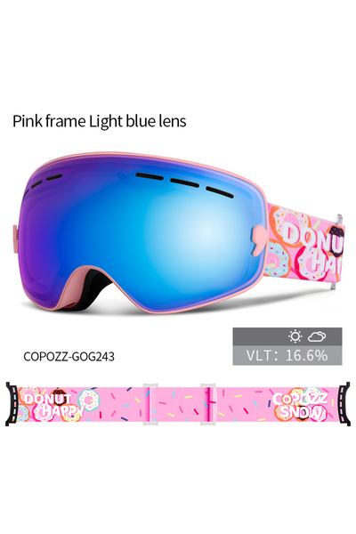 Choice نظارات تزلج للأطفال من بلو دونات أوز، مناسبة للأطفال من عمر 4 إلى 15 س...