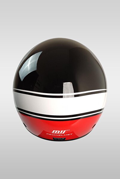 MTS FX-101 Uyumlu Motosiklet Kaskı Black Red