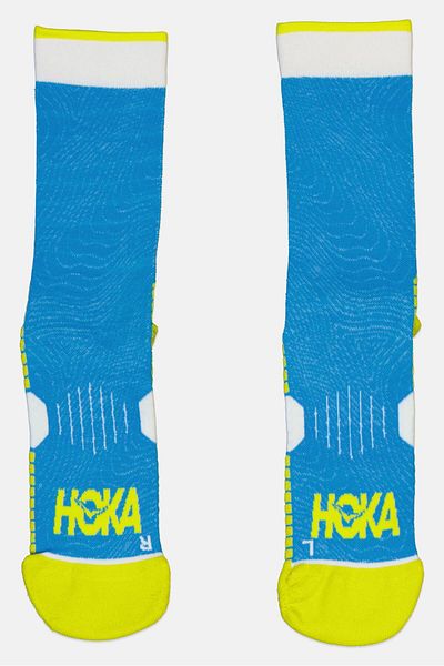 hoka Men 1 Pairs Brand Logo Run Socks, Multicolor