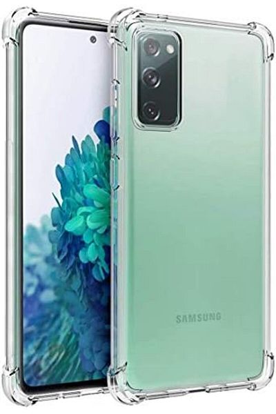 Generic Buqiuy Samsung Galaxy S20 FE 5G Case Cover Clear Transparent Reinforced Corners TPU Shock-Absorption