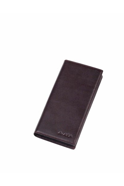 Aka Deri Deri Kahverengi Telefonluk El Cüzdanı 810 3