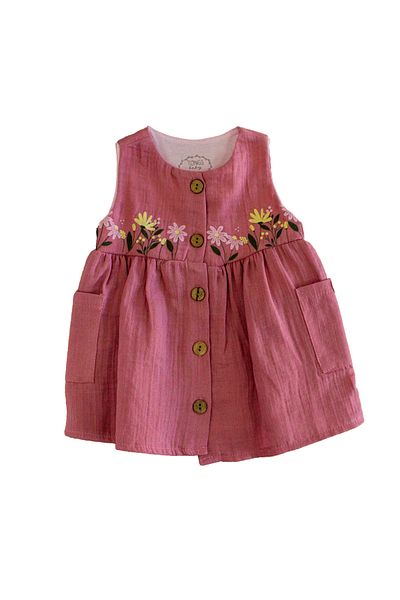 CNS Concept Sunshine Pink Muslin Dress
