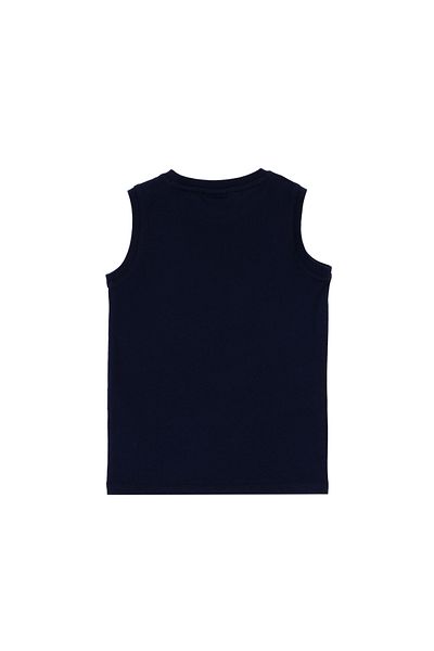 U.S. Polo Assn. Boy's Navy Blue Sleeveless Crew Neck T-Shirt 50307168-Vr033